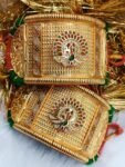 Bajuband golden &multi color