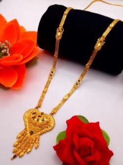 1gram gold plated mangalsutra 54751