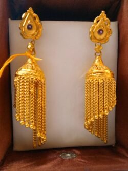 1gram gold plated earrings 56960h