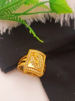 1gram gold plated ring 56007h