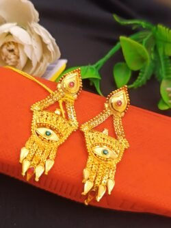 1gram gold plated earrings 58421