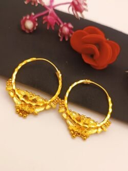 1gram gold plated earring 55871h