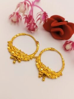 1gram gold plated earring 55840h