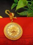 1gram gold plated earring 58339h